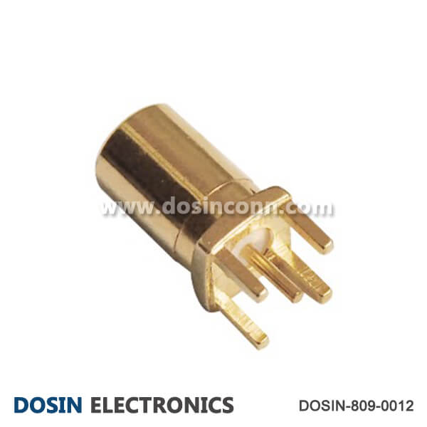 MMCX Connector PCB Mount Straight RF Coaxial Connector - Dosin Electronics