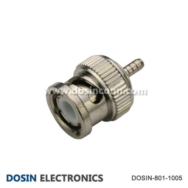 DOSIN-801-1005 RG58 BNC Connector Straight Male Solder Type