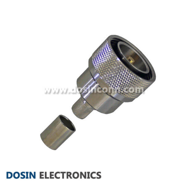 7/16 DIN Type Connector Straight Plug Crimp Type for Cable 7/16 DIN Type Connector Straight Plug Crimp Type for Cable