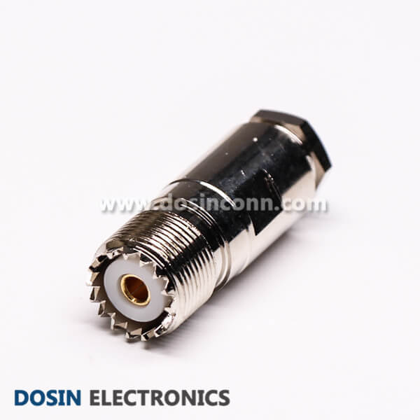 UHF Antenna Connector Types Straight Female Clamp Type for Cable UHF Antenna Connector Types Straight Female Clamp Type for Cable