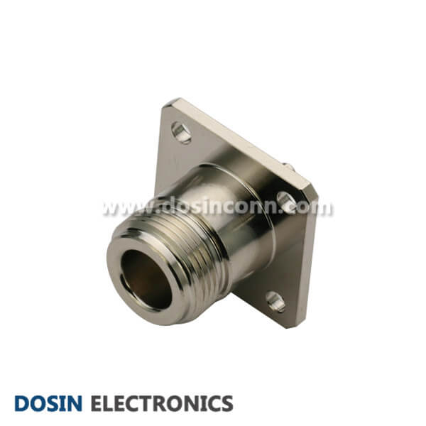 N Type Connector for RG-400 with 4Hole Flange Straight Female