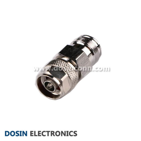 4.3/10 Female to N Male Adapter Straight for 7/8 Cable - Dosin Electronics