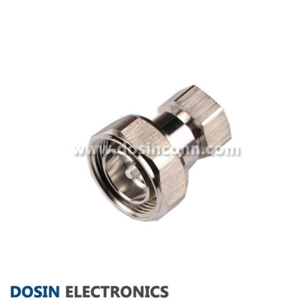 7/16 DIN Male to 4.3/10 Male Straight Coaxial Adapter