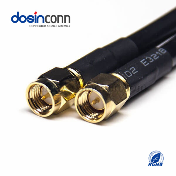 RF Coaxial Cable, SMA Straight Male, SMA Straight Male, RG223 RG58 Cable Assembly, SMA cable
