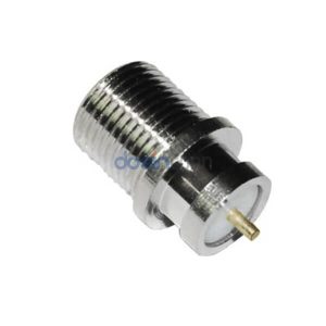 Coaxial Connector F Type Straight Jack Female Pin Panel Mount Bulkhead 75 Ohm