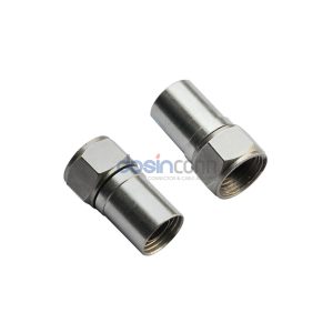 Coaxial Connector F Type Straight Male Crimp Cable Type 75 Ohm