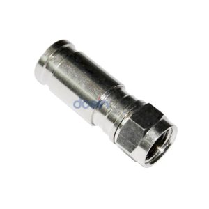 Coaxial Connector F Type Straight Male Crimp Cable Type 75 Ohm