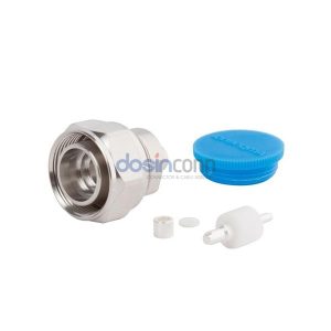 Straight 4.3/10 DIN Male Solder Cable Type 141" Semi-rigid 50ohm