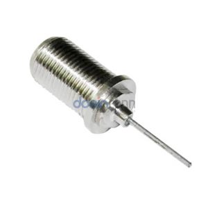 Coaxial Connector F Type Straight Jack Female Pin Panel Mount Bulkhead 75 Ohm