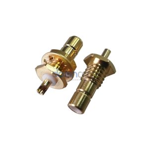 Coaxial Connector SMB Straight Jack Panel Mount Bulkhead 50 Ohm