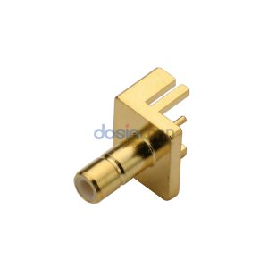Coaxial Connector SMB Straight Jack Panel Mount Edge Mount 50 Ohm