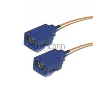 Fakra C Jack to Fakra C Jack Fakra Cable Assemblies 1m RG178 cable 50ohm