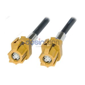 HSD 4P Jack K Code to HSD 4P Jack K Code HSD Cable Assemblies 1m LVDS cable 50ohm