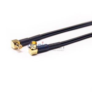 MCX Plug to MCX Jack RF Cable Assemblies 10cm RG174 Cable 50ohm