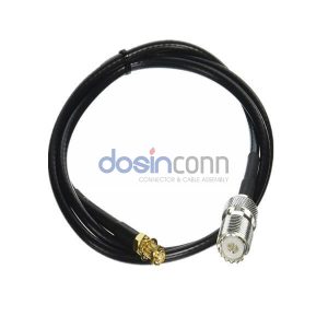 SMA Jack to UHF Jack RF Cable Assemblies 20cm RG58 Cable 50ohm
