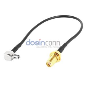 SMA Jack to TS9 Plug RF Cable Assemblies 15cm RG174 Cable 50ohm