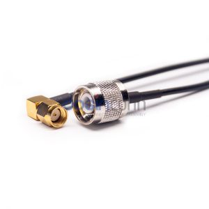 RP SMA Plug to TNC Plug RF Cable Assemblies 20cm RG174 Cable 50ohm