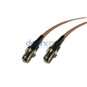 TS9 Plug to TS9 Plug RF Cable Assemblies 15cm RG178 Cable 50ohm