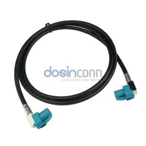 HSD 4P Jack A Code to HSD 4P Jack A Code HSD Cable Assemblies 1m LVDS cable 50ohm (Copy)