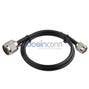 RP TNC Plug to N Plug RF Cable Assemblies 20cm RG405 Cable 50ohm