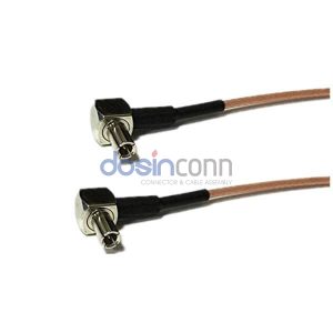 TS9 Plug to TS9 Plug RF Cable Assemblies 15cm RG178 Cable 50ohm